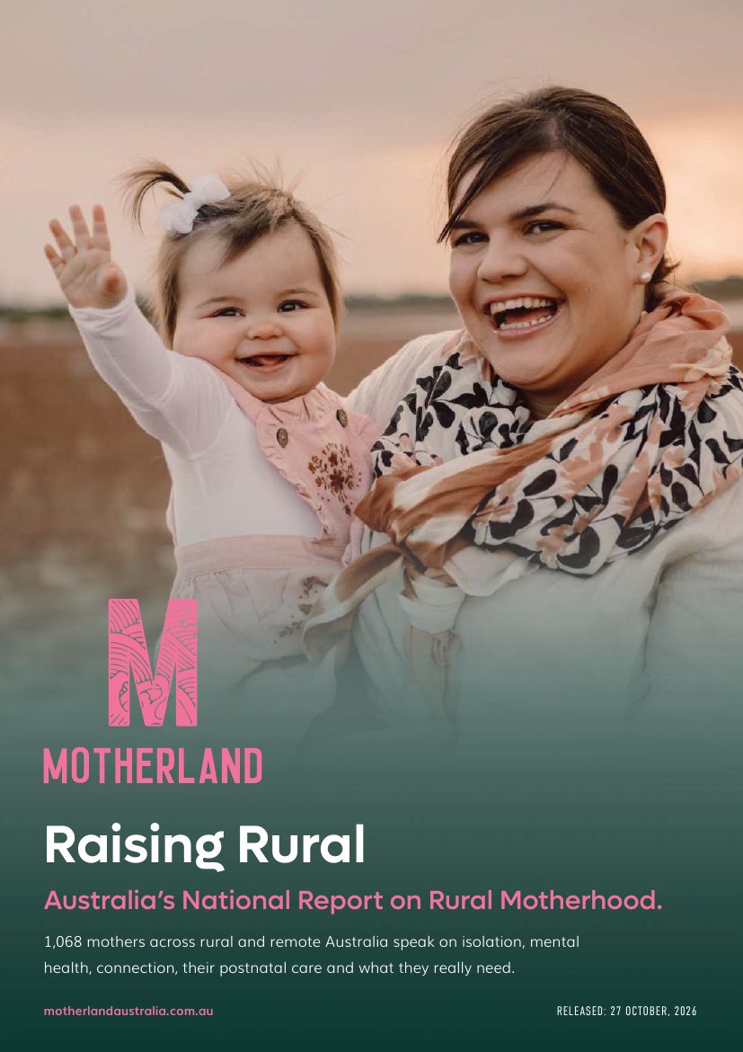 Cover of the Raising Rural national report
